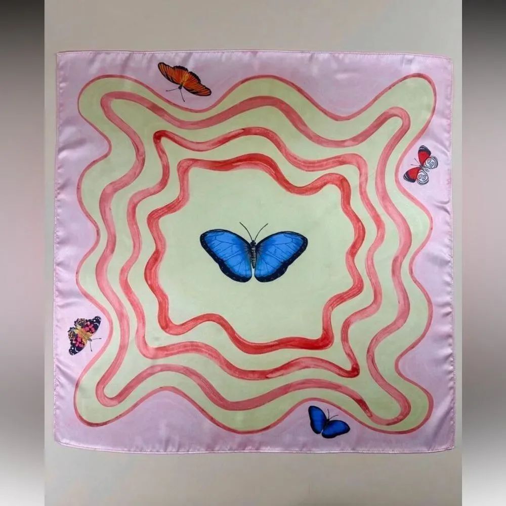 Butterfly scarf P100